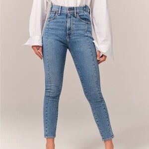 Abercrombie high rise super skinny ankle Jean